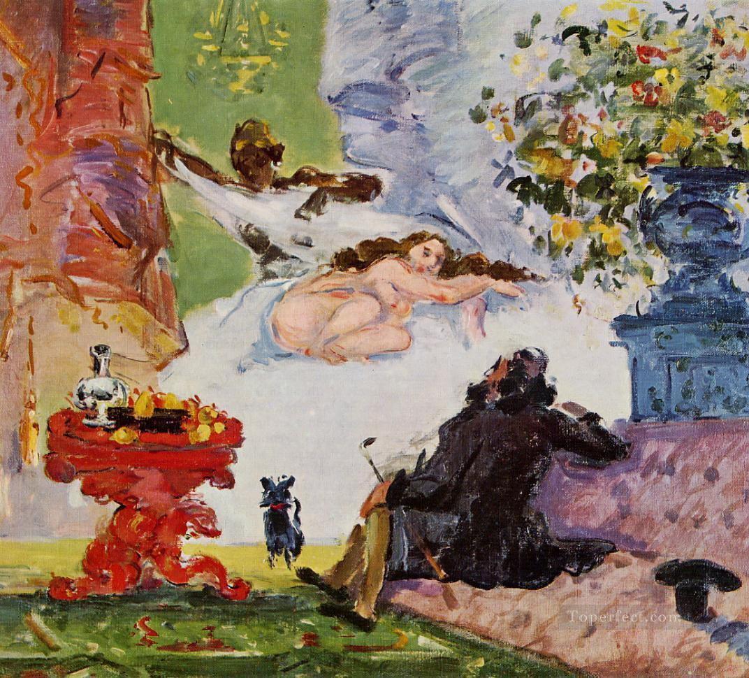 A Modern Olympia Paul Cezanne Oil Paintings